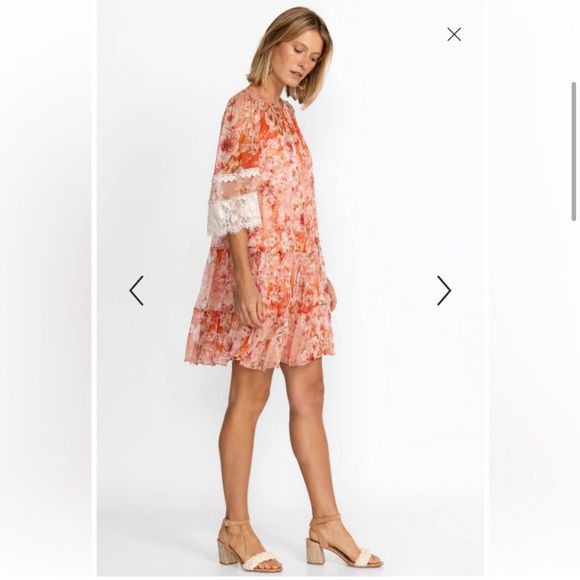 NWT Johnny was yours truly Silk floral mini dress. XL - Picture 2 of 4